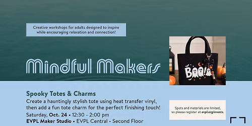 Spooky Totes & Charms | Mindful Makers