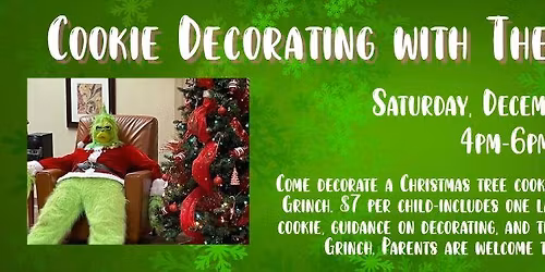 Cookie Decorating with The Grinch 