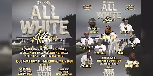 THE ANNUAL-ALL WHITE AFFAIR 2026