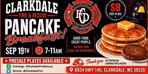 Clarkdale Fire & Rescue Pancake Breakfast
