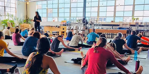 YOGA Class and a Glass