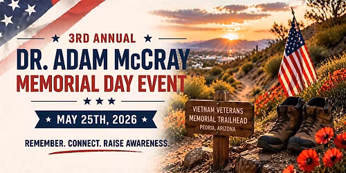 3rd Annual Dr. Adam McCray Memorial Day Event