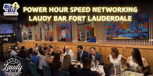Biz To Biz Speed Networking at Laudy Bar Fort Lauderdale