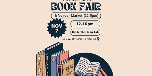2nd Annual Pints and Pages Book Fair