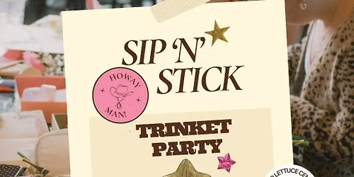 Canny groovy presents SIP \u2018N\u2019 STICK