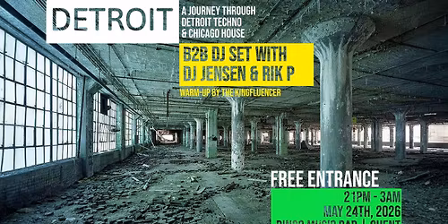 DETROIT met DJ Jensen, Rik P & The Kingfluencer | Ringo