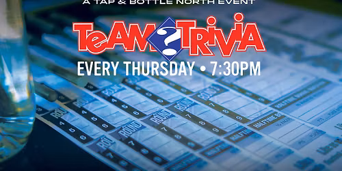 Team Trivia at T&B North!
