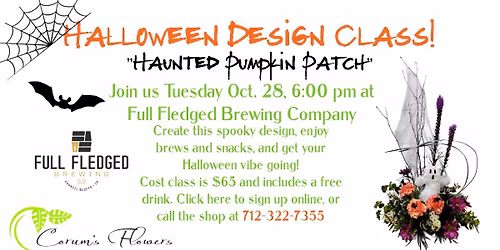 Haunted Pumpkin Patch Halloween Design Class