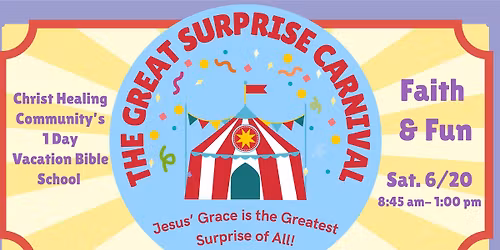Christ Healing Community's 1-Day VBS Experience