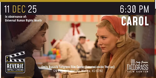 Reverie Impact Cinema: Carol (2015)
