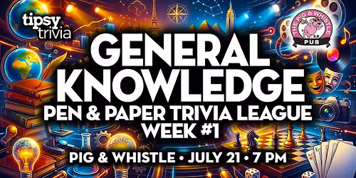 Calgary: Pig & Whistle Pub - Pen & Paper GK League Week 1 - Jul 21, 7pm