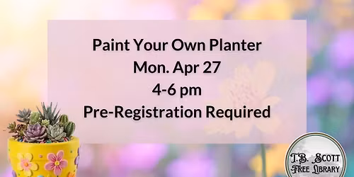 Paint Your Own Planter