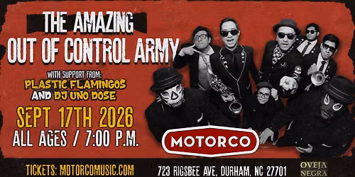 Out of Control Army at Motorco Music Hall