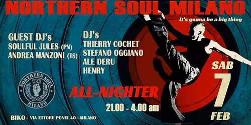 NORTHERN SOUL MILANO ALL-NIGHTER