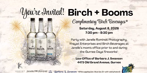Janelle's Gurnee Days Pre-Fireworks Party with Birch Beverages