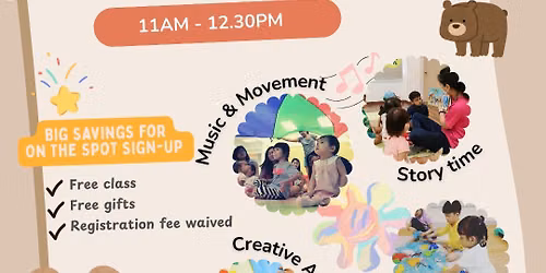 Beary Fun Open Day at Babytots Subang