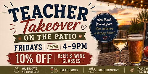 Teacher Takeover on the Patio