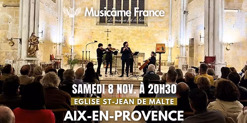 Concert Music\u00e2me \u00e0 Aix en Provence : Vivaldi x Bach x Piazzolla