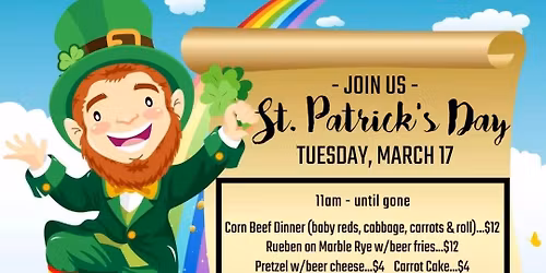 4 Kegs - Corn Beef & Cabbage Dinner