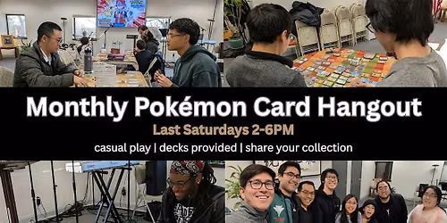 Pok\u00e9mon Card Hangout - casual play | decks provided | share your collection