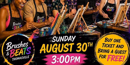 Brushes and Beats Thomasville Paint n Sip