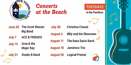 Rye Town Park 2026 Free Summer Concert Series
