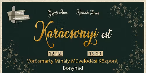 Kar\u00e1csonyi est Gy\u00f6rfi Ann\u00e1val \u00e9s K\u00e9m\u00e9ndi Tam\u00e1ssal\ud83c\udf84\ud83c\udf1f