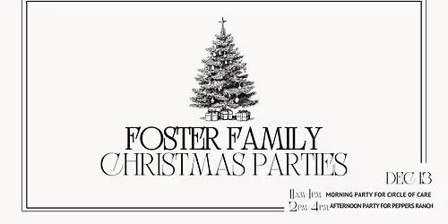 Foster Family Christmas Parties