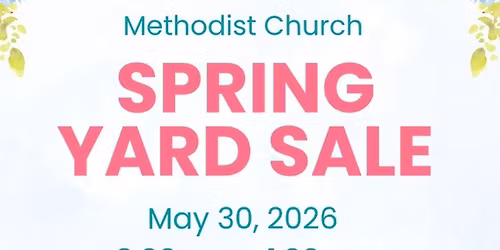 Hebron Church Community Yard Sale Inside Outside