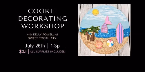 Beach Cookie Scene Workshop