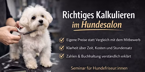 Seminar richtiges Kalkulieren - mit Buchhalterin vor Ort ;-)