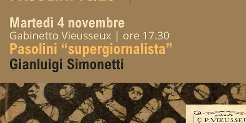 PASOLINI 75\/25 | Pasolini \u201csupergiornalista\u201d