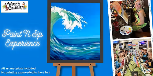 Tampa Canvas and Wine - Wave