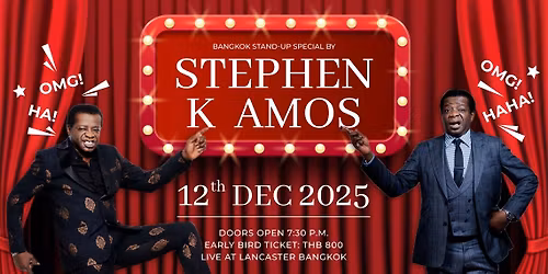 Stephen K Amos : Live Comedy Shows in Bangkok