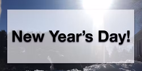 New Year's Day (Our Shop is Closed)