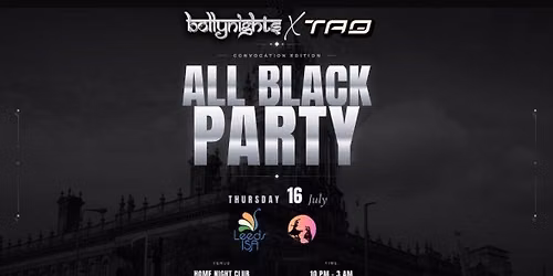 Leeds Bollynights - All black Party convocation edition | 16th July | Home