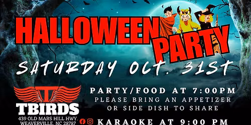 \ud83c\udf83\ud83d\udc7b HALLOWEEN PARTY AT T BIRDS! \ud83d\udc7b\ud83c\udf83