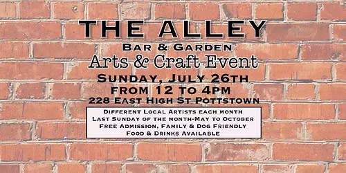 The Alley Arts & Craft July Event