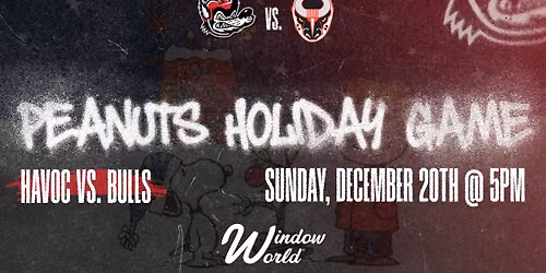 Peanuts Holiday Game | Huntsville Havoc