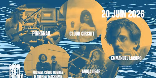 Pinksnail + Cloud Circuit + Michael Cloud Duguay & Andrew Mackelvie + Aniqa Dear + Emmanuel Lacopo