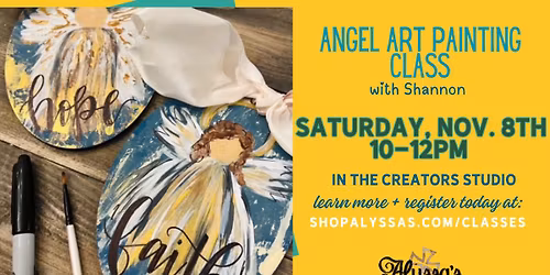 Christmas Angel Painting Class