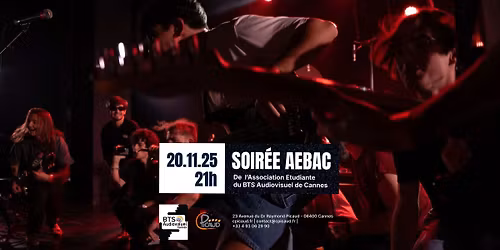 Soir\u00e9e AEBAC - BTS Audiovisuel de Cannes 