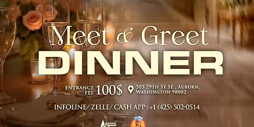 Exclusive Meet & Greet Dinner with Sinach