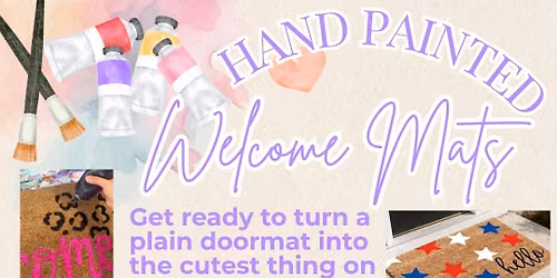 Hand Painted Welcome Mats