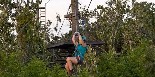 Night Ziplining at the Zoo