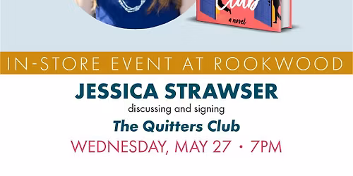 Jessica Strawser discussing and signing The Quitters Club