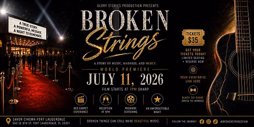 Glory Stories Productions Presents Broken Strings Movie Premiere