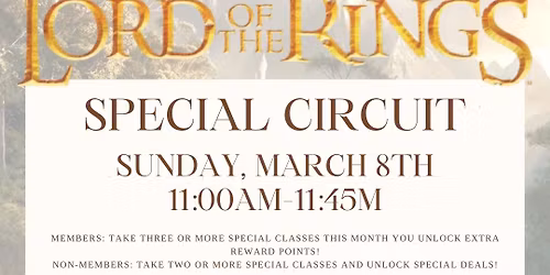 Special Circuit Series: Lord of the Rings