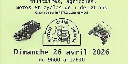 13\u00e9me exposition du R\u00e9tro Club H\u00e9mois