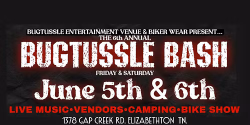 \ud83d\udc1eAugust Cur @ The 6th Annual Bugtussle Bash 6.6.26